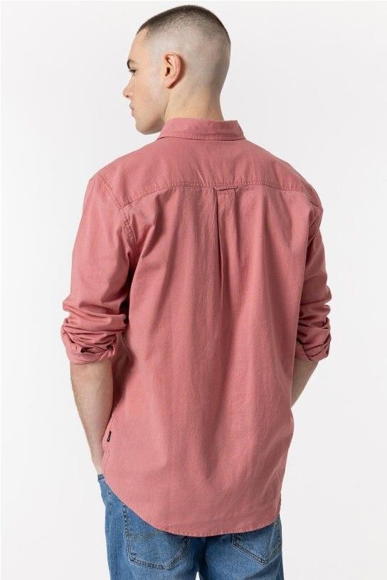 Camisa lino ROJO 2