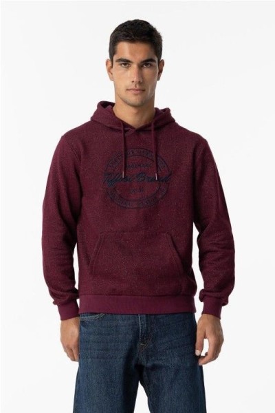 Sudadera capucha GRANATE