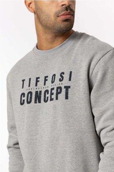 Sudadera sin capucha GRIS CLARO