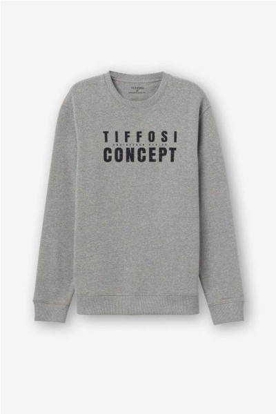 Sudadera sin capucha GRIS CLARO