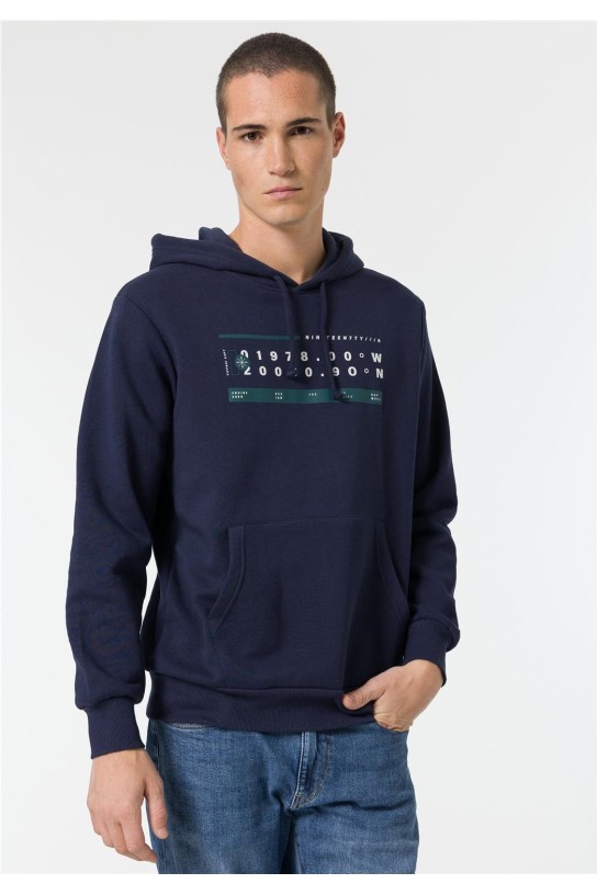 Sudadera capucha AZUL