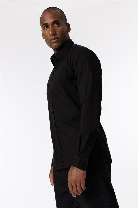 Camisa entallada NEGRO 2