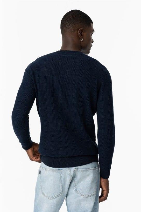Jersey punto con textura MARINO 2
