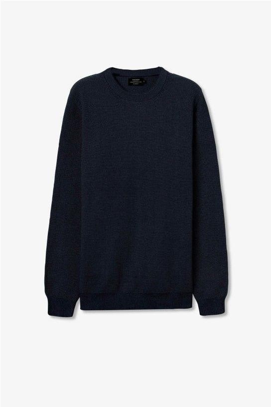 Jersey punto con textura MARINO Jersey punto con textura MARINO