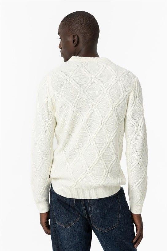 Jersey punto trenzado CRUDO