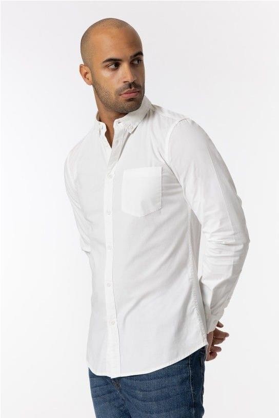 Camisa entallada BLANCO 2