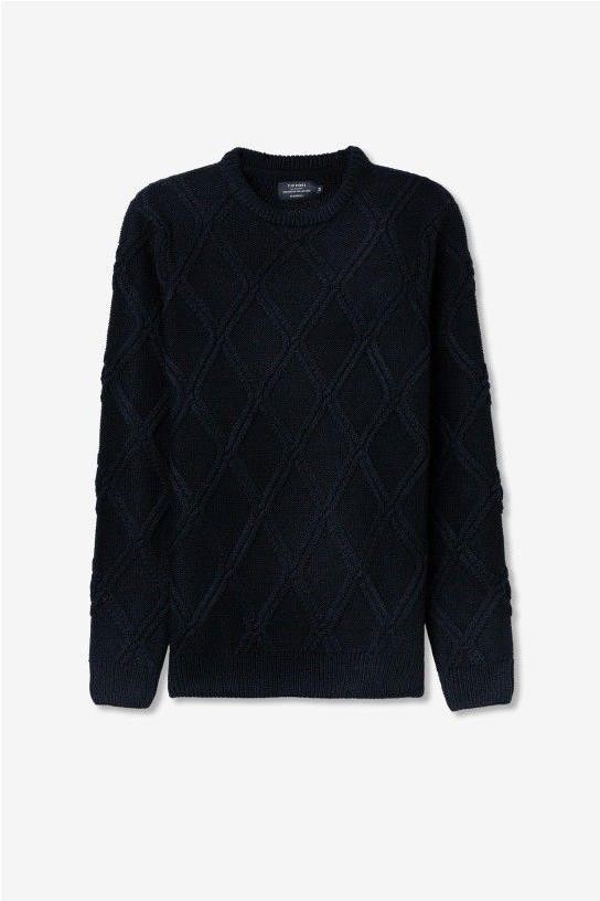 Jersey punto trenzado MARINO Jersey punto trenzado MARINO