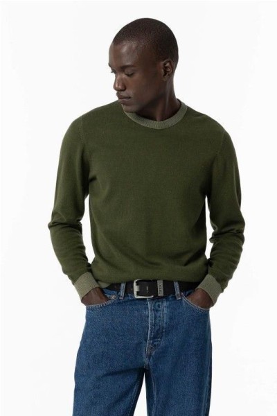 jersey punto VERDE OLIVA