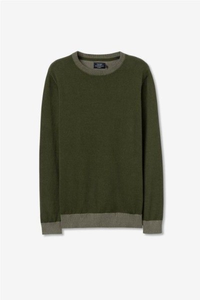 jersey punto VERDE OLIVA