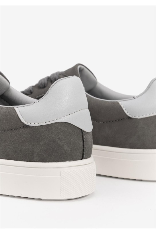 Zapatillas suela blanca GRIS