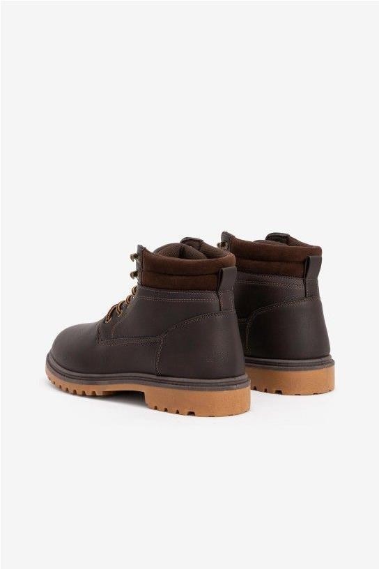 Botas suela dentada MARRON 2