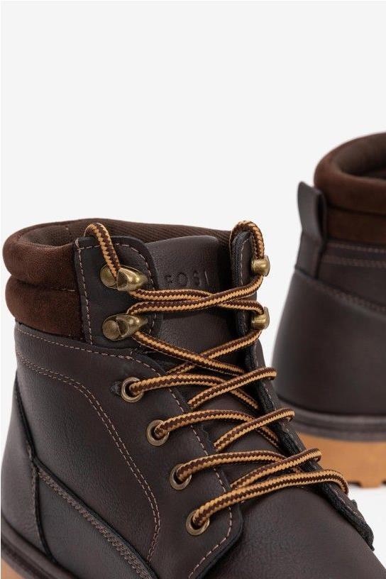 Botas suela dentada MARRON