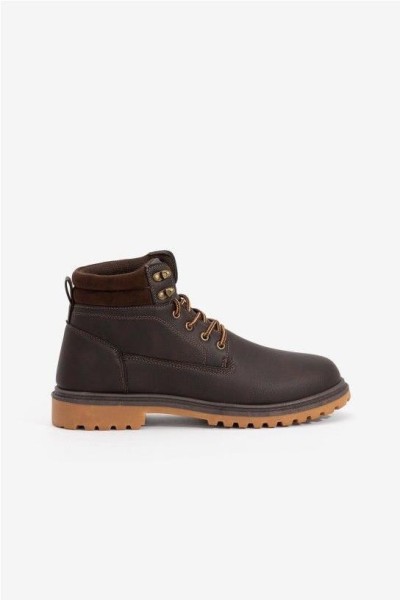 Botas suela dentada MARRON