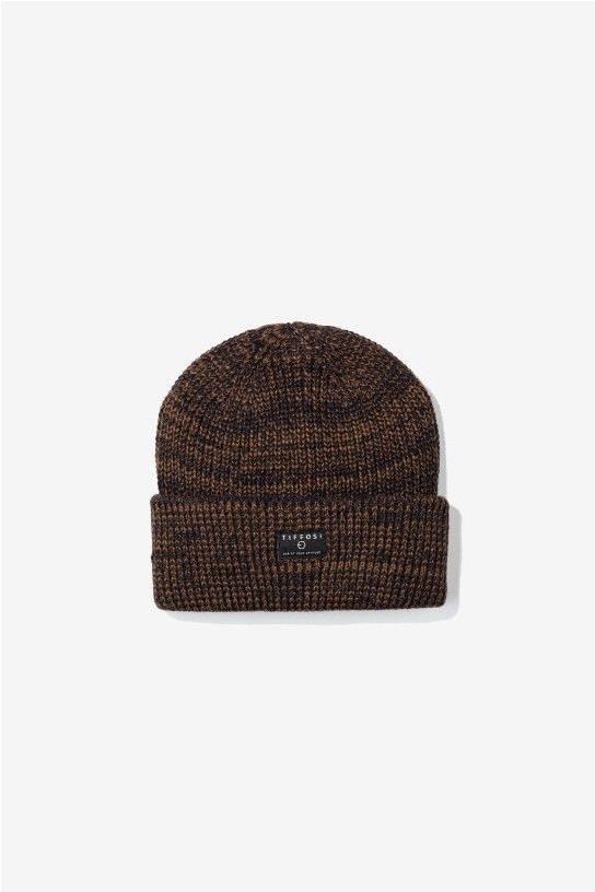 Gorro jaspeado MARRON