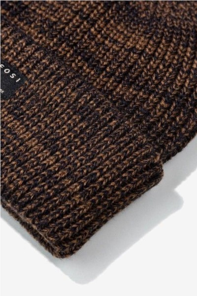 Gorro jaspeado MARRON