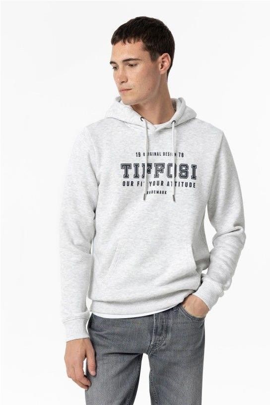 Sudadera con capucha GRIS CLARO