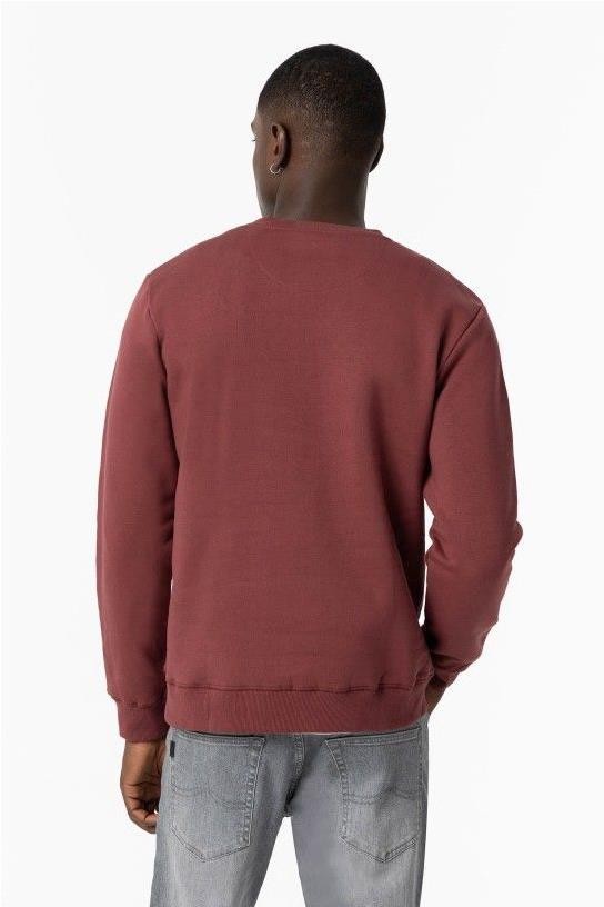 Sudadera sin capucha GRANATE 2