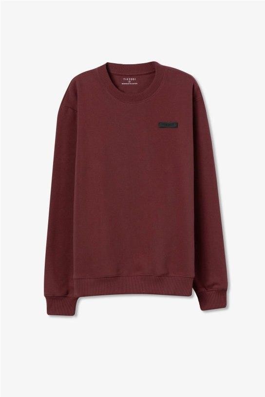 Sudadera sin capucha GRANATE