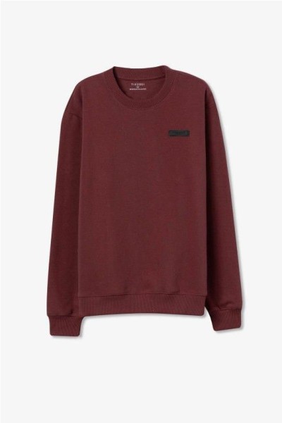 Sudadera sin capucha GRANATE