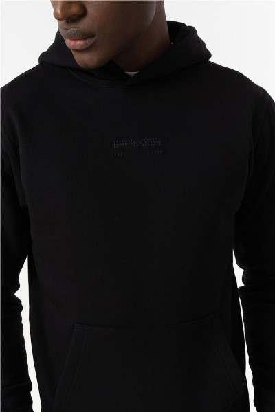 Sudadera con capucha NEGRO