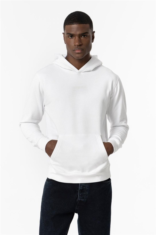 Sudadera con capucha BLANCO