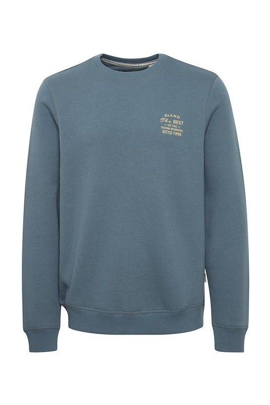 Sudadera sin capucha AZUL PETROLEO