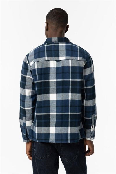 Sobrecamisa cuadros MARINO