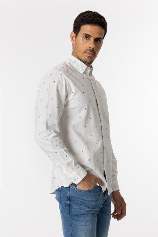 Camisa oxford BLANCO