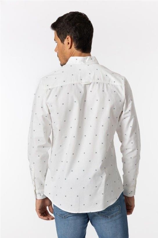 Camisa oxford BLANCO