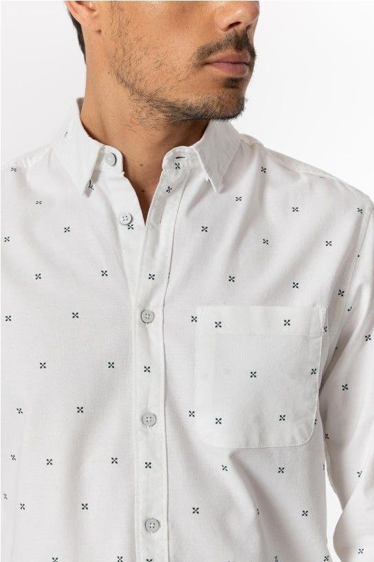 Camisa oxford BLANCO
