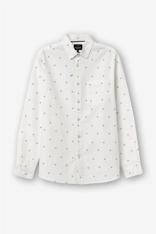 Camisa oxford BLANCO
