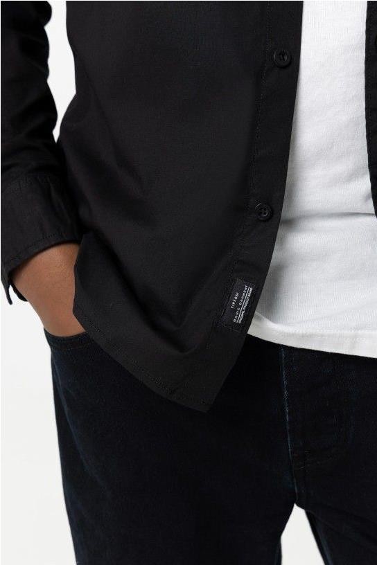 Camisa entallada basica NEGRO Camisa entallada basica NEGRO