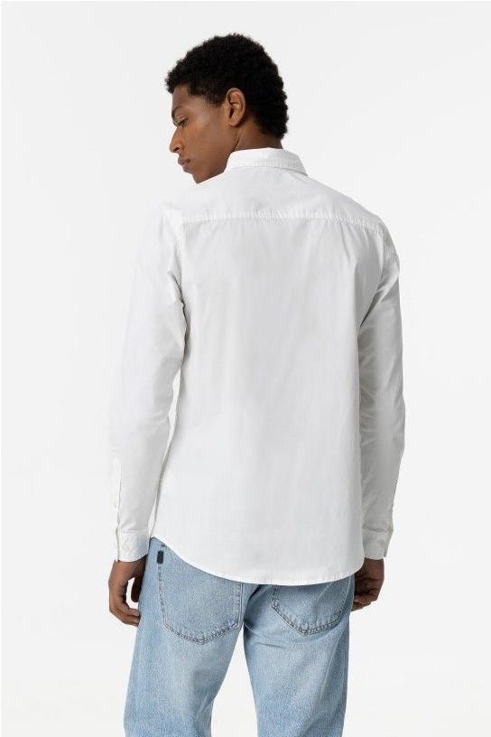 Camisa entallada basica BLANCO 2