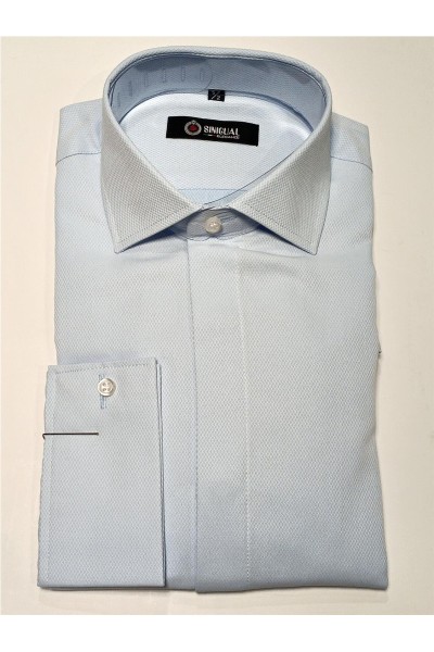 Camisa entallada manga larga CELESTE