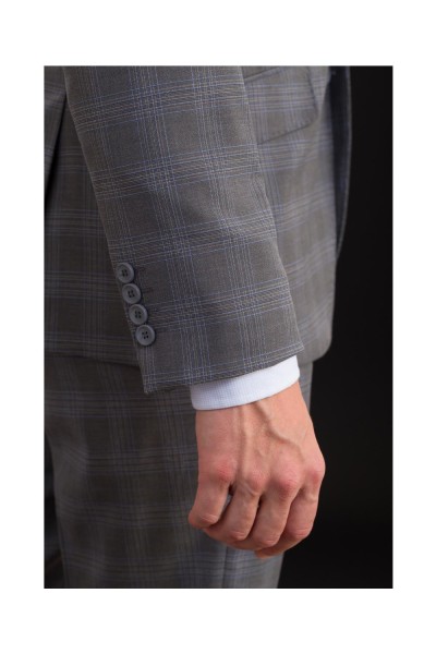 Traje con chaleco entallado GRIS