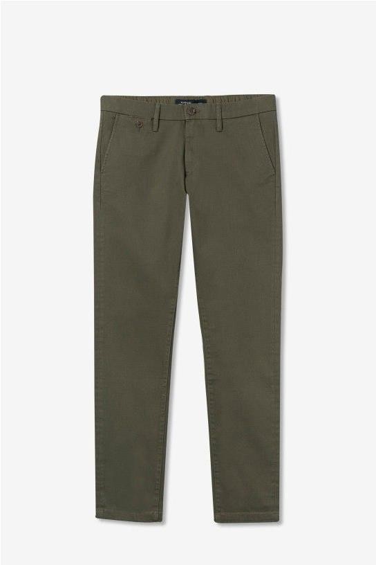 Pantalón chino VERDE OLIVA