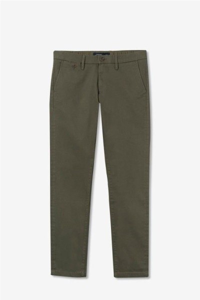 Pantalón chino VERDE OLIVA