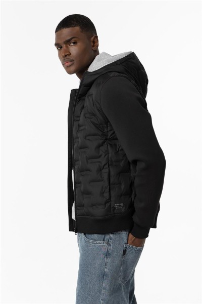 Bomber con capucha NEGRO