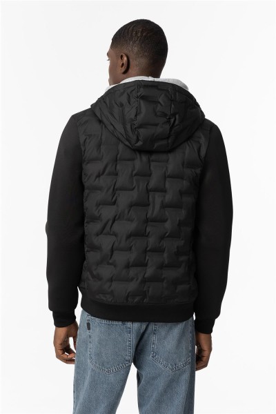 Bomber con capucha NEGRO