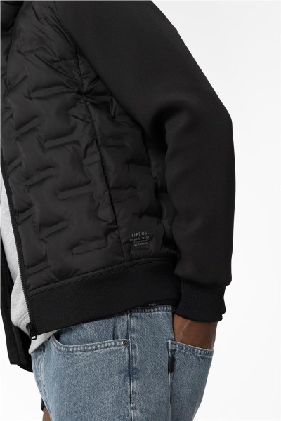 Bomber con capucha NEGRO