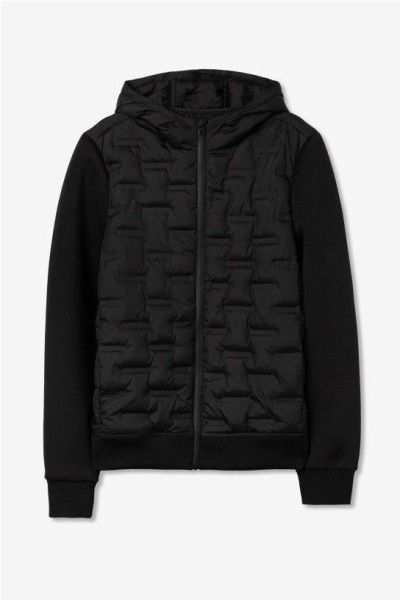 Bomber con capucha NEGRO