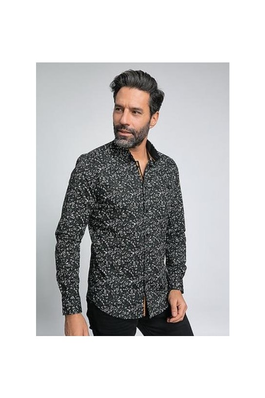 Camisa entallada VERDE OLIVA