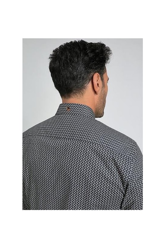 Camisa entallada NEGRO