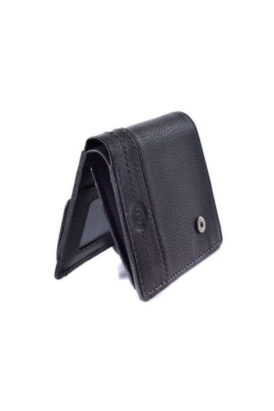 Cartera com portamonedas NEGRO