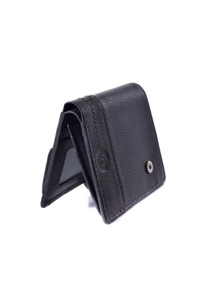 Cartera com portamonedas NEGRO