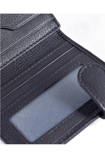 Cartera com portamonedas NEGRO