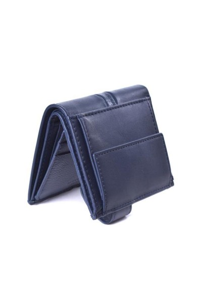 Cartera con monedro AZUL PETROLEO