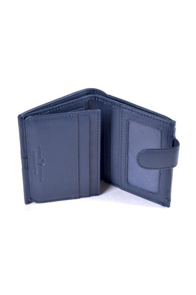 Cartera con monedro AZUL PETROLEO