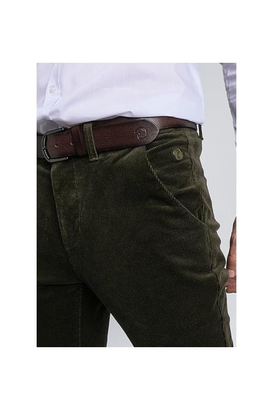 Pantalon pana VERDE OLIVA Pantalon pana VERDE OLIVA