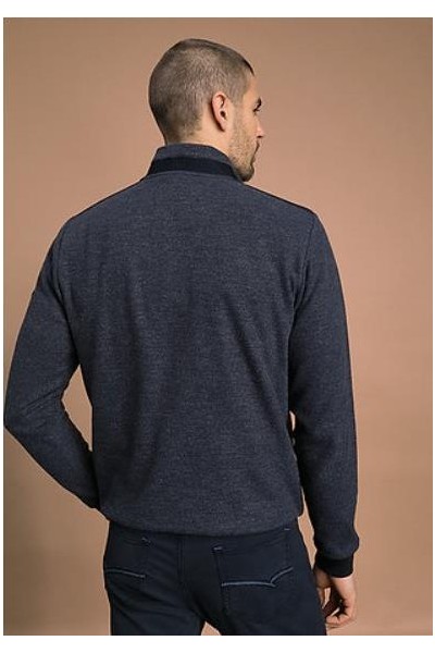 POLO CREMALLERA BOLSILLO GRIS MARENGO